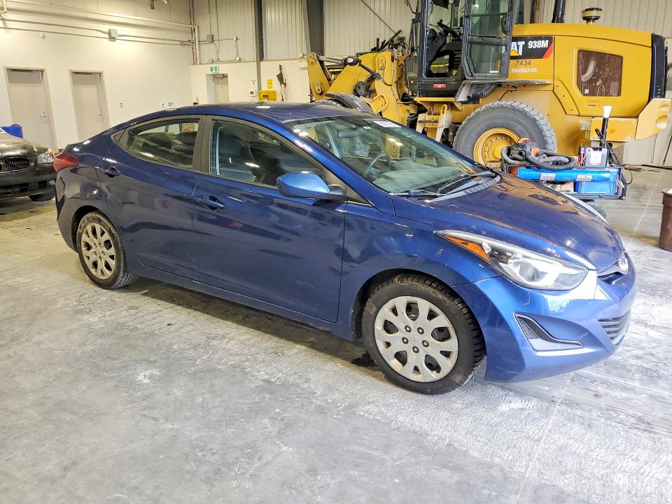 2015 Hyundai Elantra VIN 5NPDH4AE8FH618531 COPART salvage auction — MECHANICAL, Ns - Cert Of Registration, sold $725 on 2026-07-09 (photo 4)