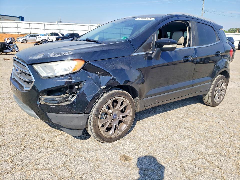 2019 Ford Ecosport VIN MAJ3S2KE0KC261387 COPART salvage auction — FRONT END, Va - Cert Of Title - Salvage, sold $2,100 on 2026-07-06 (photo 1)