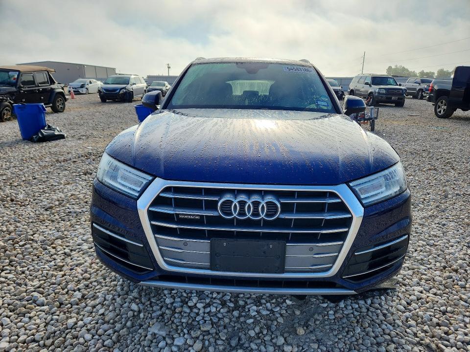 2020 Audi Q5 VIN WA1ANAFY1L2051423 COPART salvage auction — UNDERCARRIAGE, Tx - Salvage Vehicle Title, sold $8,100 on 2026-07-09 (photo 5)