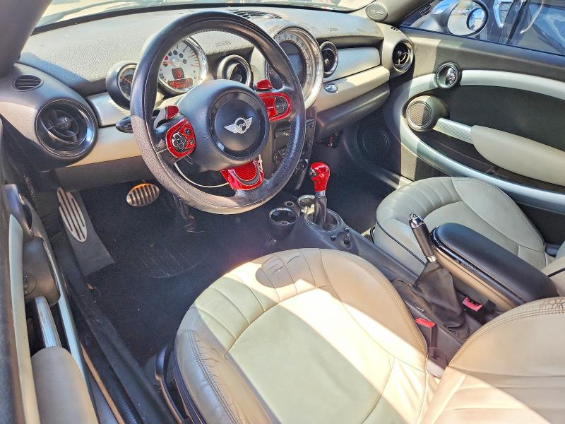 2012 Mini Cooper VIN WMWSY3C52CT144224 COPART salvage auction — FRONT END, Id - Salvage Certificate Of Title, sold $1,150 on 2026-08-06 (photo 8)