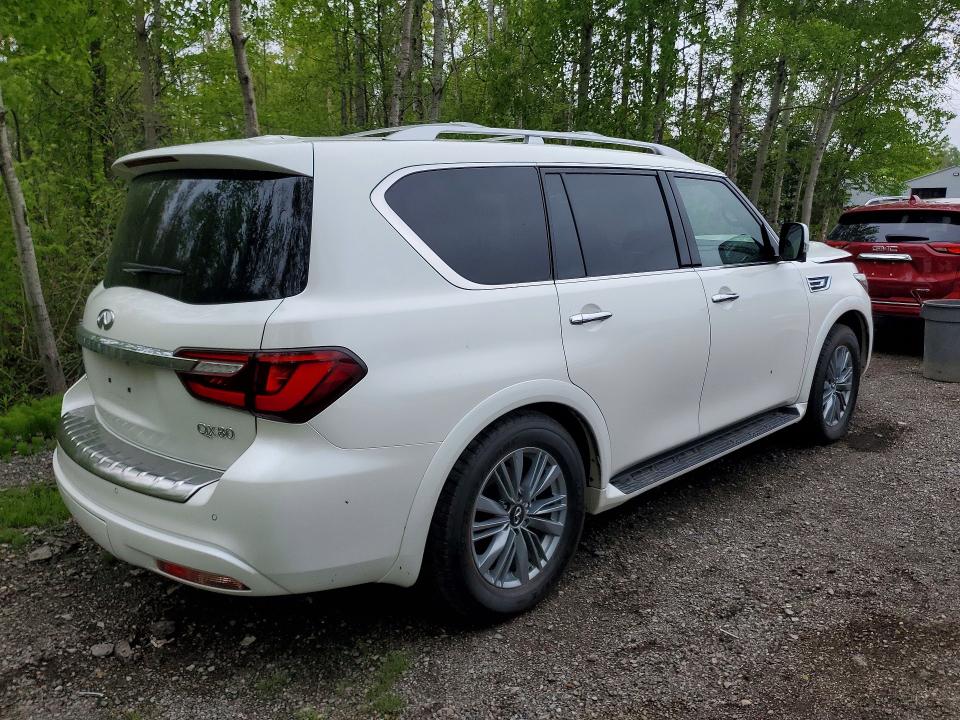 2024 Infiniti Qx80 VIN JN8AZ2AE5R9329628 COPART salvage auction — FRONT END, ON - PERMIT SALVAGE, sold $9,600 on 2026-07-21 (photo 3)