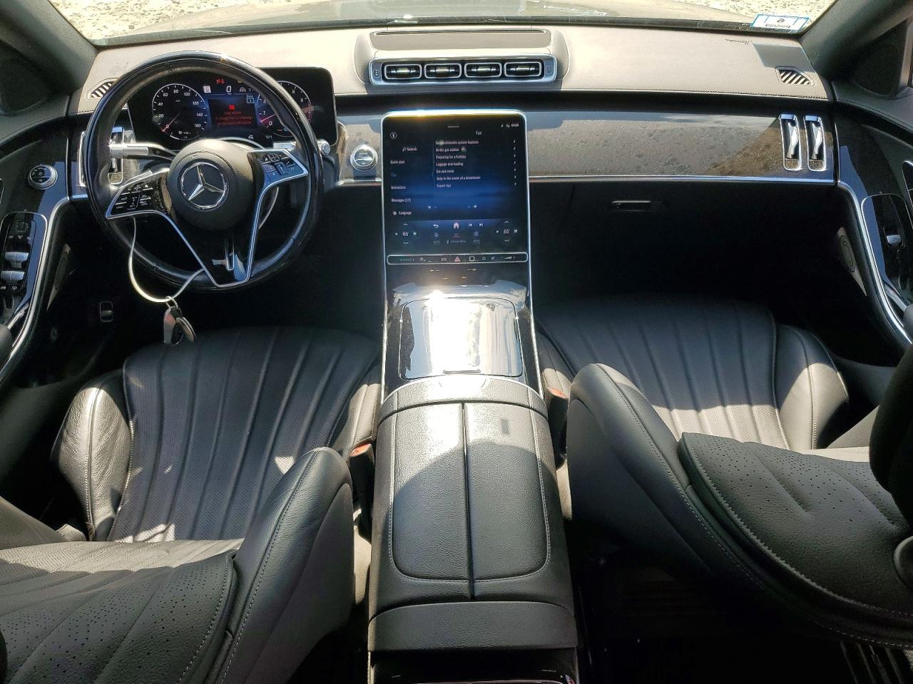 2022 Mercedes-Benz S-klasse VIN W1K6G6DB9NA091295 COPART salvage auction — Side, St - Salvage Title, sold $34,500 on 2026-07-08 (photo 8)