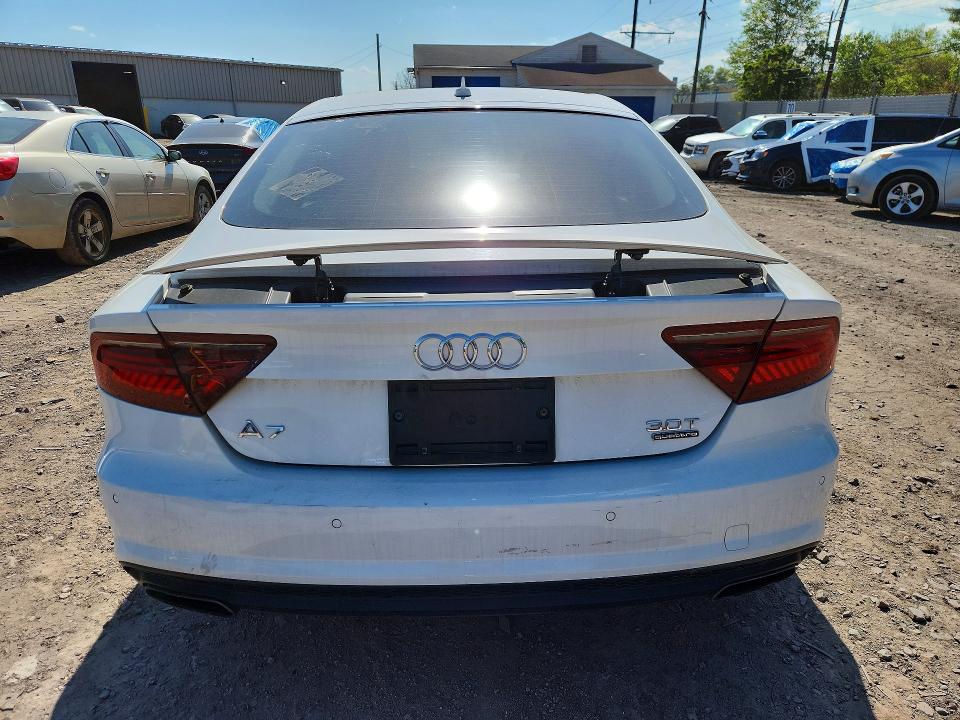 2016 Audi A7 VIN WAUWGBFC3GN069438 COPART salvage auction — MECHANICAL, Wv - Certificate Of Title, sold $2,050 on 2026-07-06 (photo 6)