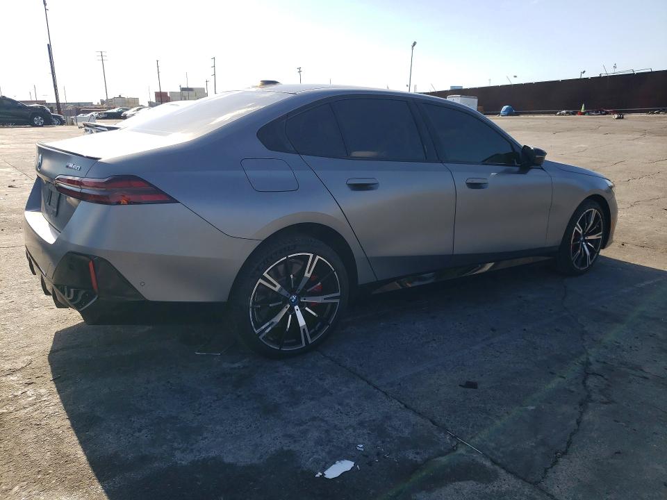 2024 BMW I5 VIN WBY43FK02RCS11980 COPART salvage auction — REAR END, Ca - Salvage Certificate, sold $37,500 on 2026-07-08 (photo 3)