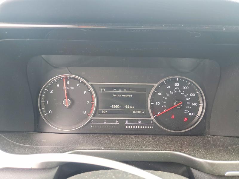 2021 Kia Sorento VIN 5XYRG4LC6MG027669 COPART salvage auction — FRONT END, AL - CERT OF TITLE-SALVAGE TITLE, sold $4,500 on 2026-07-30 (photo 9)