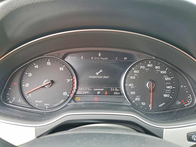 2018 Audi Q7 VIN WA1LHAF75JD020801 COPART salvage auction — MECHANICAL, FL - CERTIFICATE OF TITLE, sold $5,000 on 2026-07-27 (photo 9)