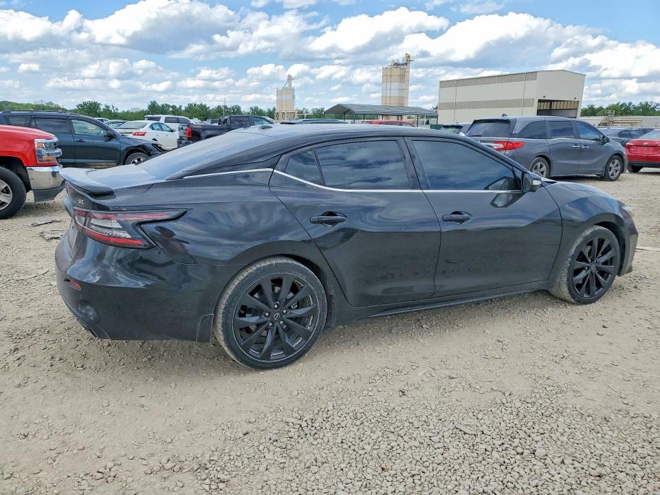 2023 Nissan Maxima VIN 1N4AA6EV1PC504970 COPART salvage auction — HAIL, Ks - Cert Of Title-Salvage, sold $12,100 on 2026-07-09 (photo 3)