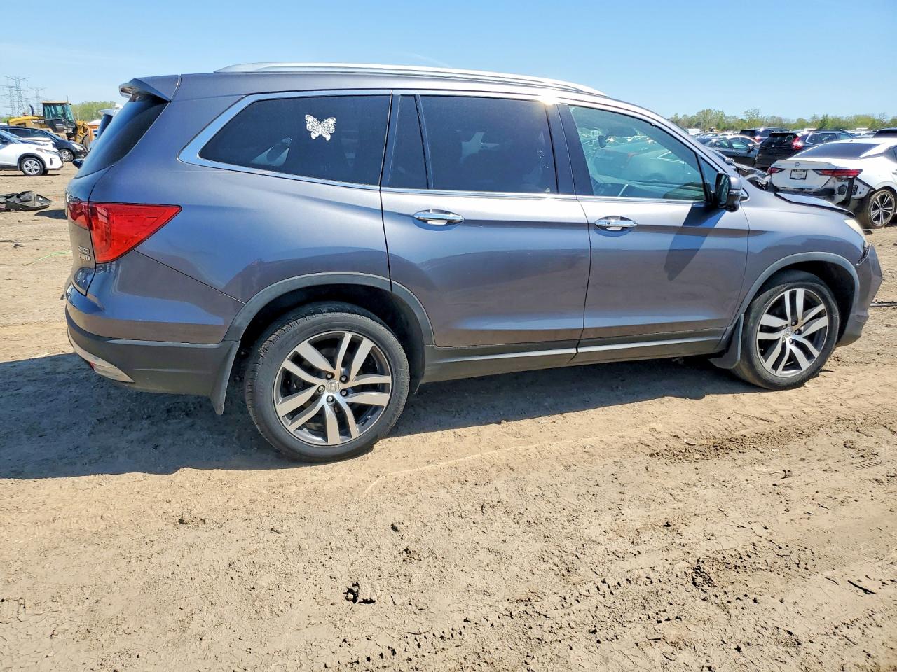 2018 Honda Pilot VIN 5FNYF6H96JB064215 COPART salvage auction — Front End, IL - SALVAGE CERTIFICATE, sold $3,900 on 2026-07-02 (photo 3)