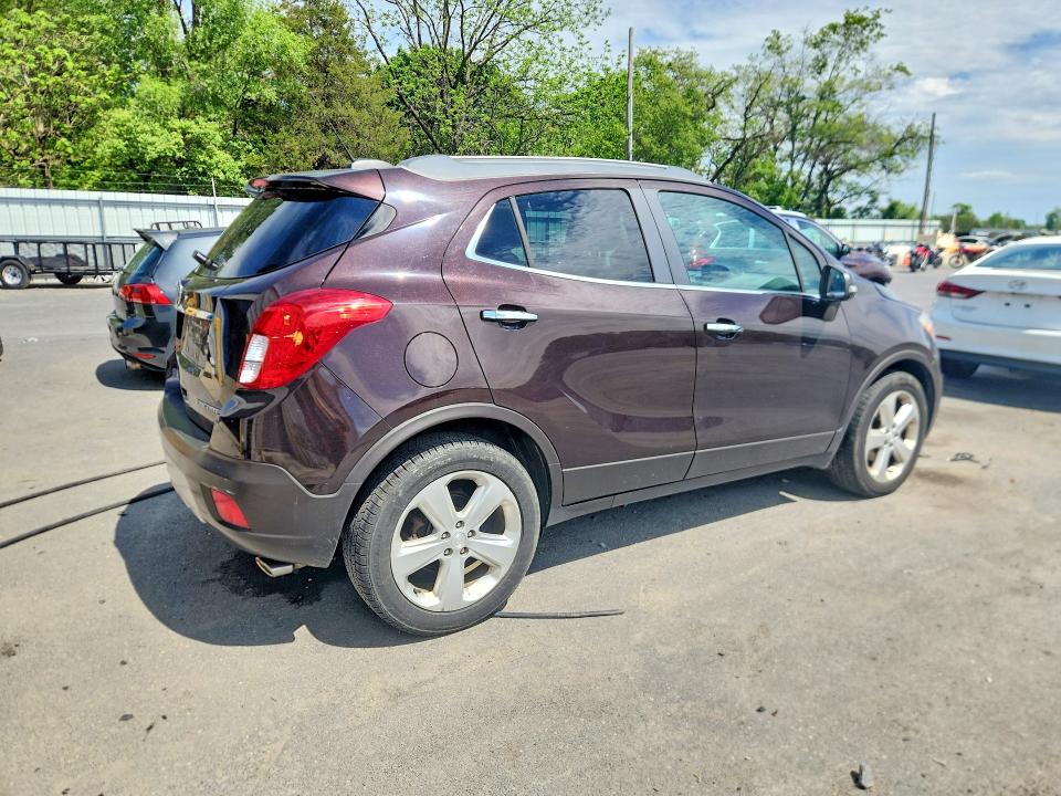 2016 Buick Encore VIN KL4CJASB5GB677357 COPART salvage auction — FRONT END, Nj - Cert Of Title-Salvage, sold $500 on 2026-07-28 (photo 3)
