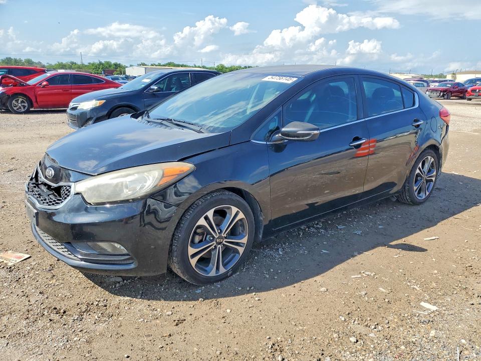 2015 Kia Forte VIN KNAFX4A86F5378348 COPART salvage auction — REAR END, TX - SALVAGE VEHICLE TITLE, sold $725 on 2026-07-06 (photo 1)