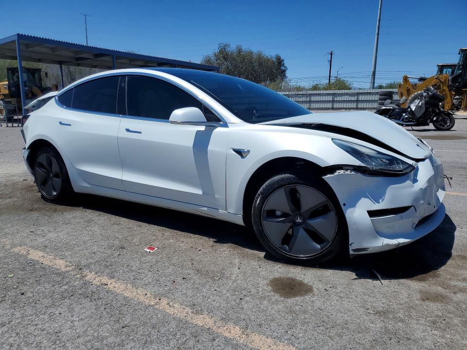 2019 Tesla Model 3 VIN 5YJ3E1EA7KF337503 COPART salvage auction — REAR END, Nv - Salvage Title, sold $1,700 on 2026-07-30 (photo 4)