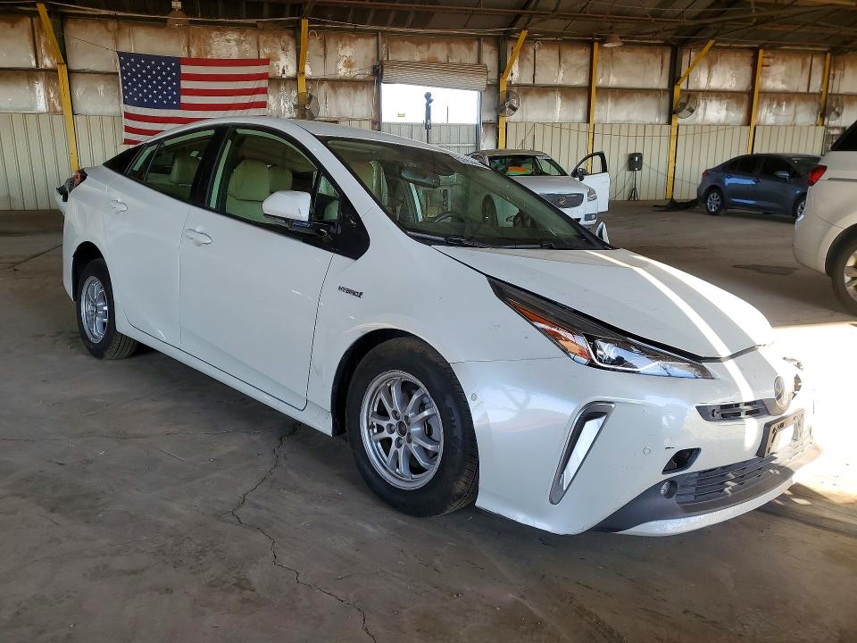 2019 Toyota Prius VIN JTDL9RFU9K3002610 COPART salvage auction — FRONT END, Az - Cert Of Title - Salvage, sold $3,700 on 2026-07-27 (photo 4)