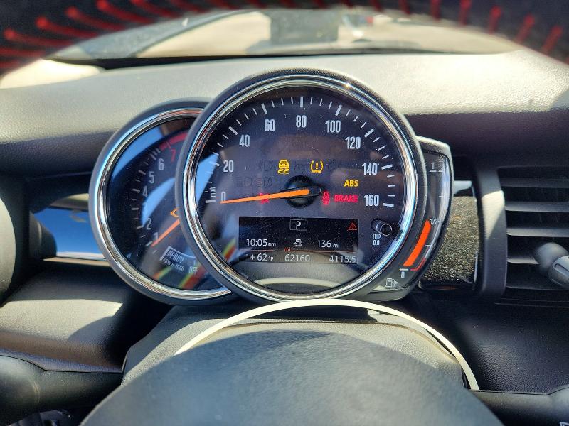 2019 Mini Cooper VIN WMWXP7C58K2A54258 COPART salvage auction — ALL OVER, CA - SALVAGE CERTIFICATE, sold $2,000 on 2026-08-25 (photo 9)