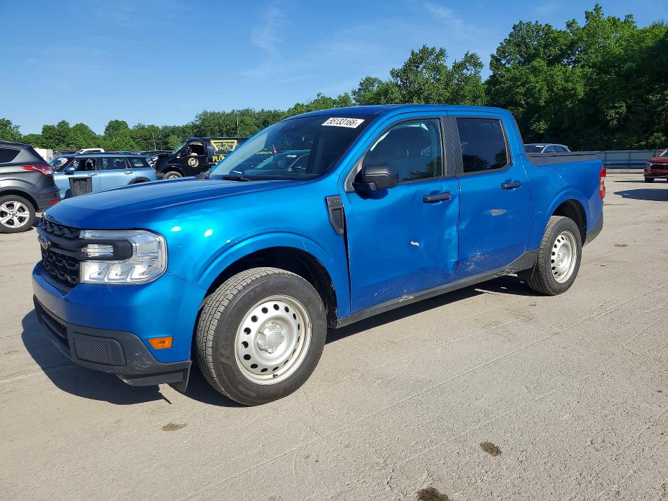 2022 Ford Maverick VIN 3FTTW8F92NRA35257 COPART salvage auction — SIDE, Pa - Certificate Of Salvage, sold $5,900 on 2026-07-09 (photo 1)
