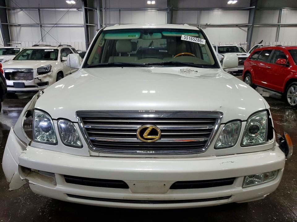 2005 Lexus Lx VIN JTJHT00W653550983 COPART salvage auction — FRONT END, Mn - Cert Of Title-Salvage, sold $8,800 on 2026-07-07 (photo 5)