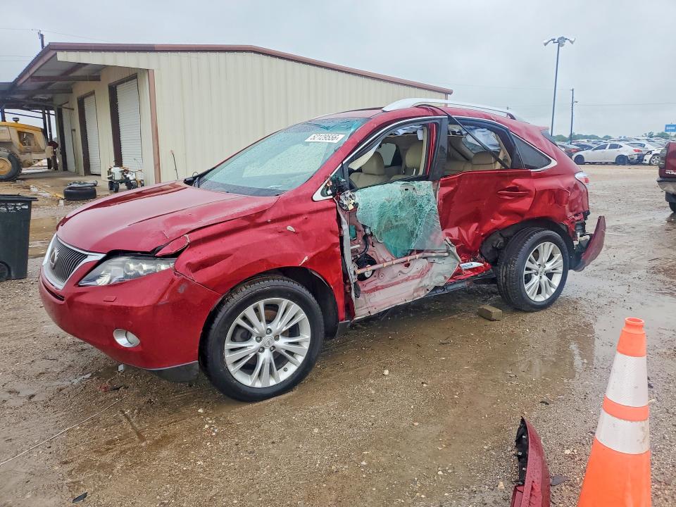 2010 Lexus Rx VIN JTJBC1BA9A2409497 COPART salvage auction — SIDE, Tx - Salvage Vehicle Title, sold $2,050 on 2026-07-15 (photo 1)