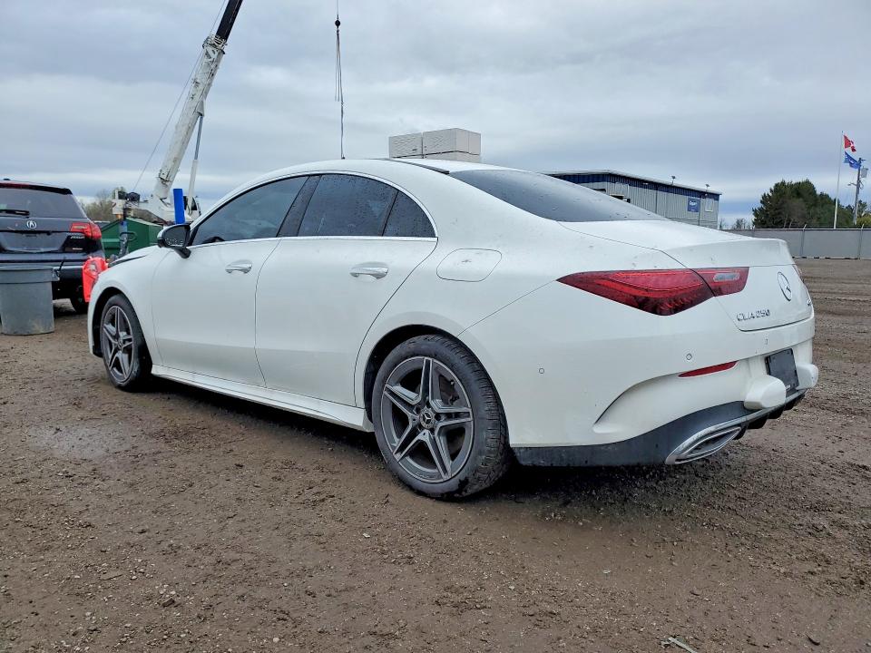 2025 Mercedes-benz Cla-klasse VIN W1K5J4HB8SN531538 COPART salvage auction — FRONT END, On - Permit Salvage, sold $20,250 on 2026-07-07 (photo 2)