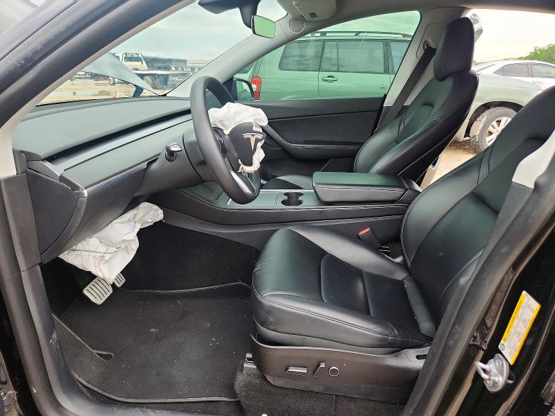 2021 Tesla Model y VIN 5YJYGDEF7MF202067 COPART salvage auction — FRONT END, Tx - Salvage Vehicle Title, sold $5,500 on 2026-07-31 (photo 7)