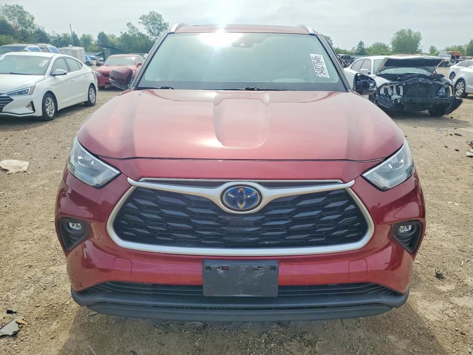 2020 Toyota Highlander VIN 5TDHBRCH7LS507773 COPART salvage auction — SIDE, Il - Salvage Certificate, sold $11,700 on 2026-07-28 (photo 5)