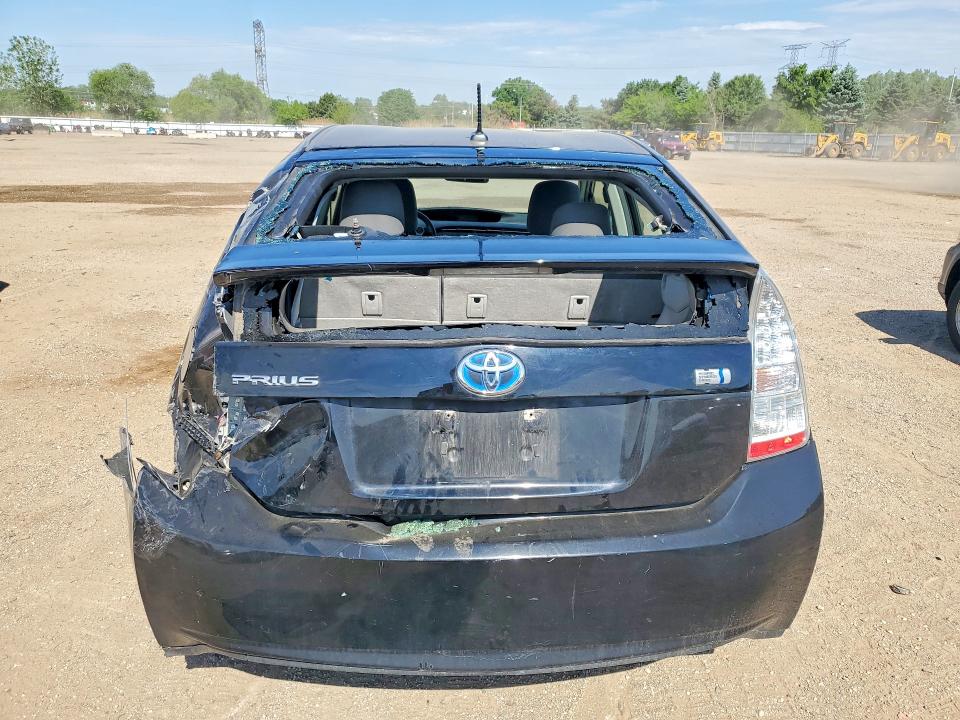 2011 Toyota Prius VIN JTDKN3DUXB1405806 COPART salvage auction — REAR END, Il - Salvage Certificate, sold $650 on 2026-07-09 (photo 6)