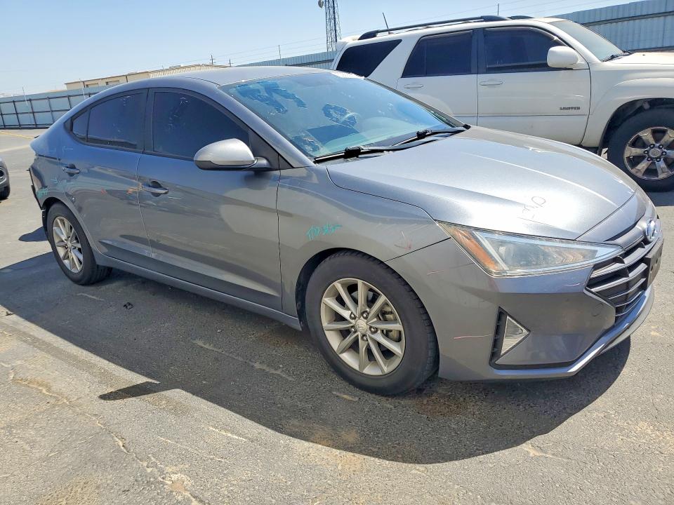 2019 Hyundai Elantra VIN KMHD74LF8KU818877 COPART salvage auction — REAR END, Ca - Salvage Certificate, sold $2,200 on 2026-07-02 (photo 4)