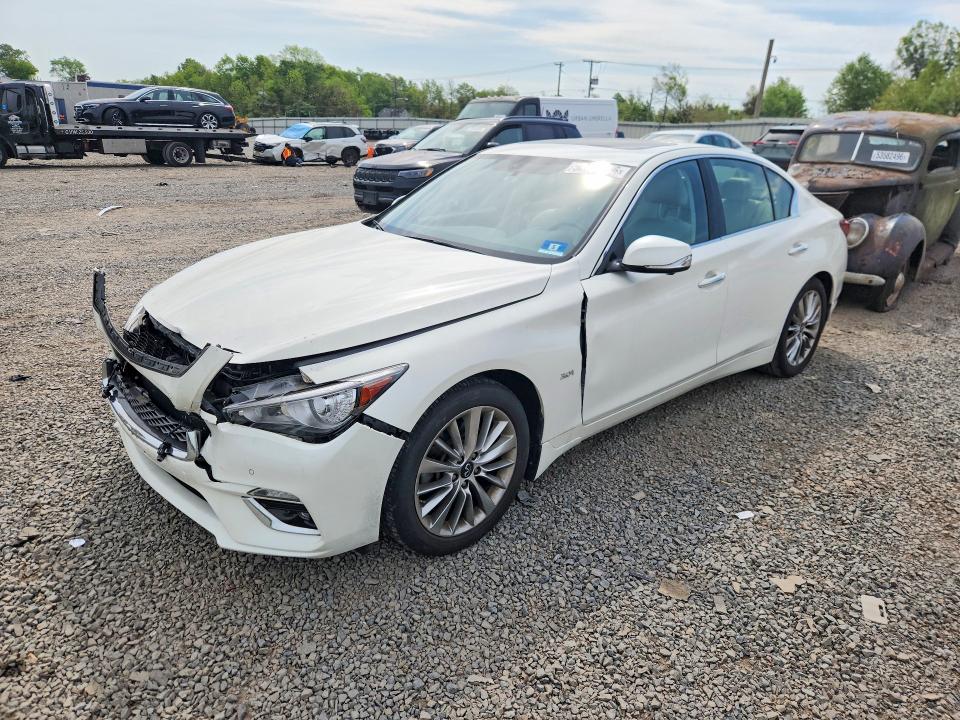 2020 Infiniti VIN JN1EV7AR4LM250466 COPART salvage auction — FRONT END, Nj - Cert Of Title-Salvage, sold $6,700 on 2026-07-31 (photo 1)
