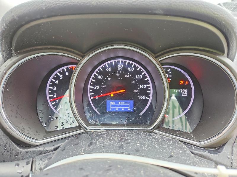 2012 Nissan Murano VIN JN8AZ1MU0CW112039 COPART salvage auction — ALL OVER, TN - SALVAGE CERTIFICATE (P), sold $425 on 2026-07-16 (photo 9)