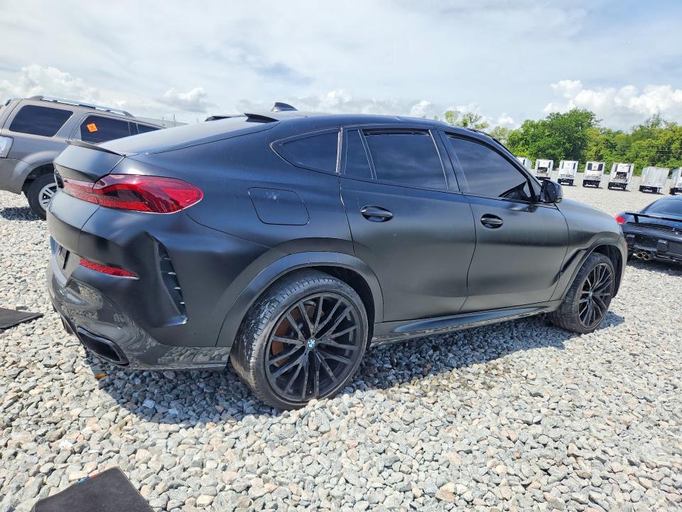 2022 BMW X6 VIN 5UXCY8C02N9K45397 COPART salvage auction — ROLLOVER, Fl - Cert Of Title Slvg Rebuildable, sold $18,200 on 2026-07-13 (photo 3)