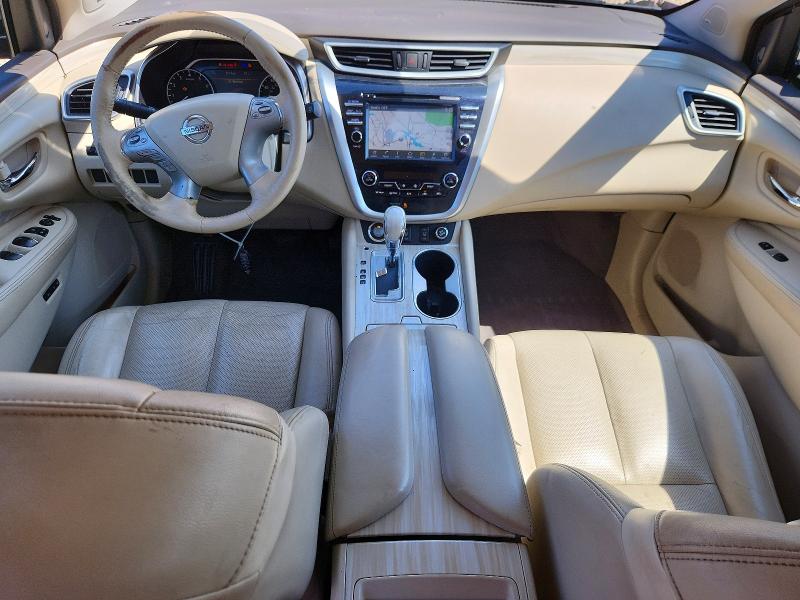 2017 Nissan Murano VIN 5N1AZ2MG9HN133489 COPART salvage auction — FRONT END, Al - Cert Of Title-Salvage Title, sold $425 on 2026-07-29 (photo 8)