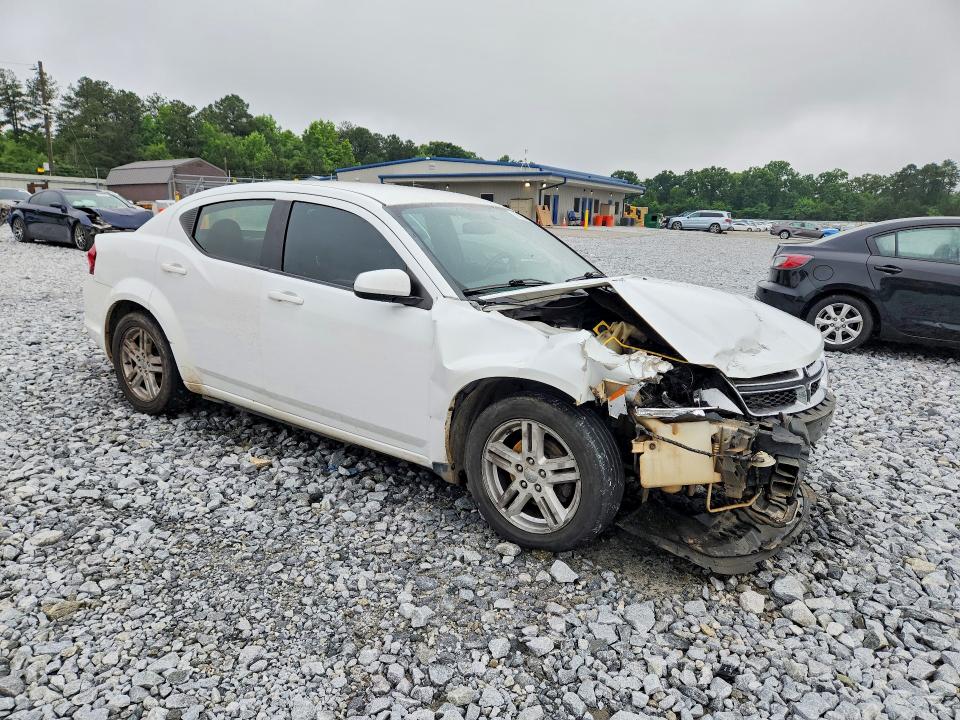 2012 Dodge Avenger VIN 1C3CDZCB0CN147773 COPART salvage auction — FRONT END, Ga - Cert Of Title-Salvage, sold $300 on 2026-07-09 (photo 4)