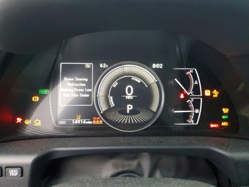 2025 Lexus ES VIN 58ADA1C17SU072970 COPART salvage auction — FRONT END, Id - Salvage Certificate Of Title, sold $18,900 on 2026-08-24 (photo 9)