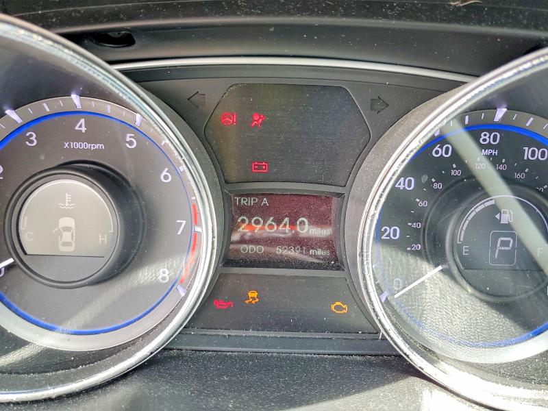 2014 Hyundai VIN 5NPEB4ACXEH919434 COPART salvage auction — FRONT END, Fl - Certificate Of Destruction, sold $900 on 2026-07-31 (photo 9)