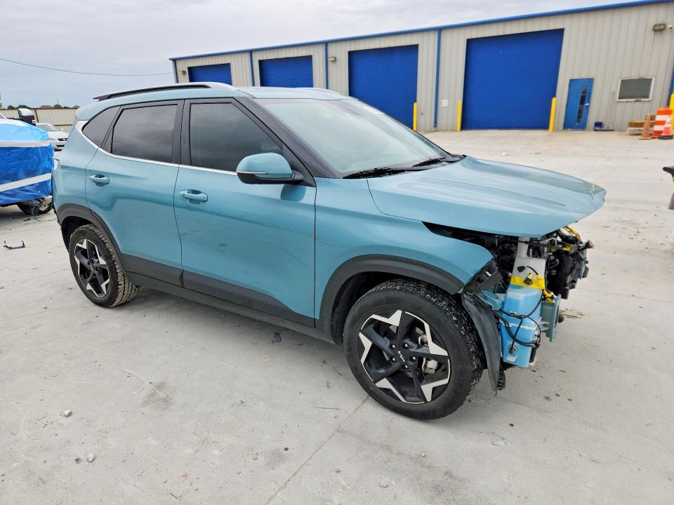 2025 Kia Seltos VIN KNDER2AA7S7671268 COPART salvage auction — FRONT END, Tx - Certificate Of Title, sold $1,100 on 2026-07-17 (photo 4)