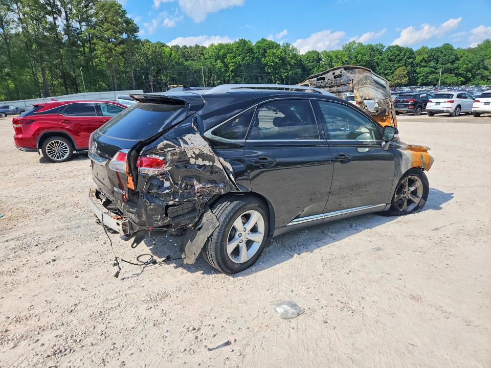 2013 Lexus Rx VIN JTJBK1BA2D2033474 COPART salvage auction — BURN, Nc - Salvage Certificate Of Title, sold $975 on 2026-07-06 (photo 3)