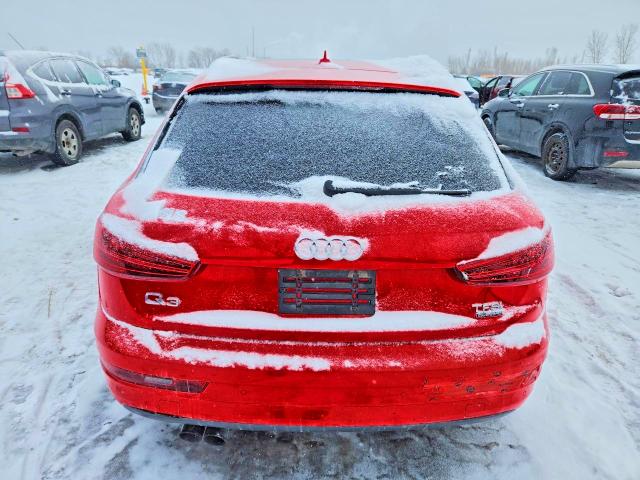 2018 Audi Q3 VIN WA1JCCFS9JR019093 COPART salvage auction — REAR END, Qc - Gravement Accidente, sold $3,150 on 2026-07-21 (photo 6)