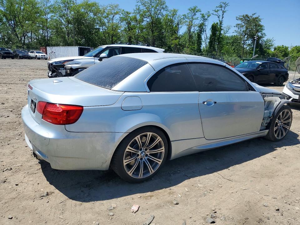 2011 BMW M3 VIN WBSDX9C58BE584381 COPART salvage auction — FRONT END, MD - CERT OF SALVAGE < 75% DAMAGE, sold $3,600 on 2026-07-28 (photo 3)