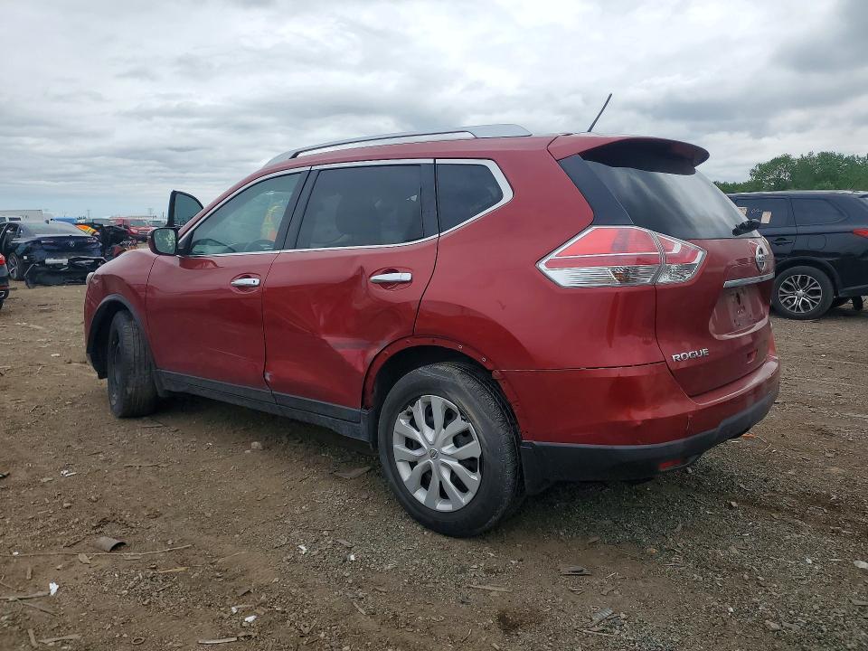 2016 Nissan VIN KNMAT2MV8GP714795 COPART salvage auction — UNDERCARRIAGE, Il - Salvage Certificate, sold $475 on 2026-07-24 (photo 2)