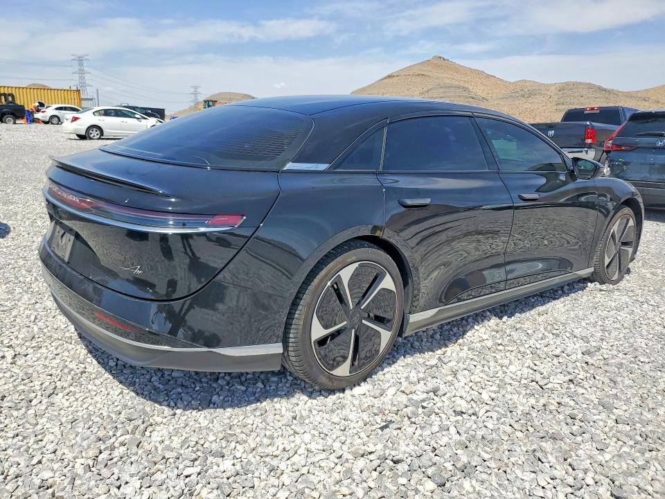 2023 Lucid Air VIN 50EA1PFA9PA021004 COPART salvage auction — SIDE, ID - SALVAGE CERTIFICATE OF TITLE, sold $12,000 on 2026-09-30 (photo 3)