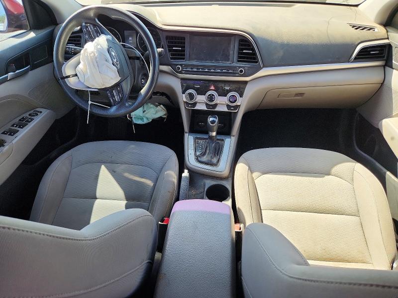 2019 Hyundai Elantra VIN KMHD84LF4KU739817 COPART salvage auction — FRONT END, Ca - Salvage Certificate, sold $925 on 2026-07-23 (photo 8)