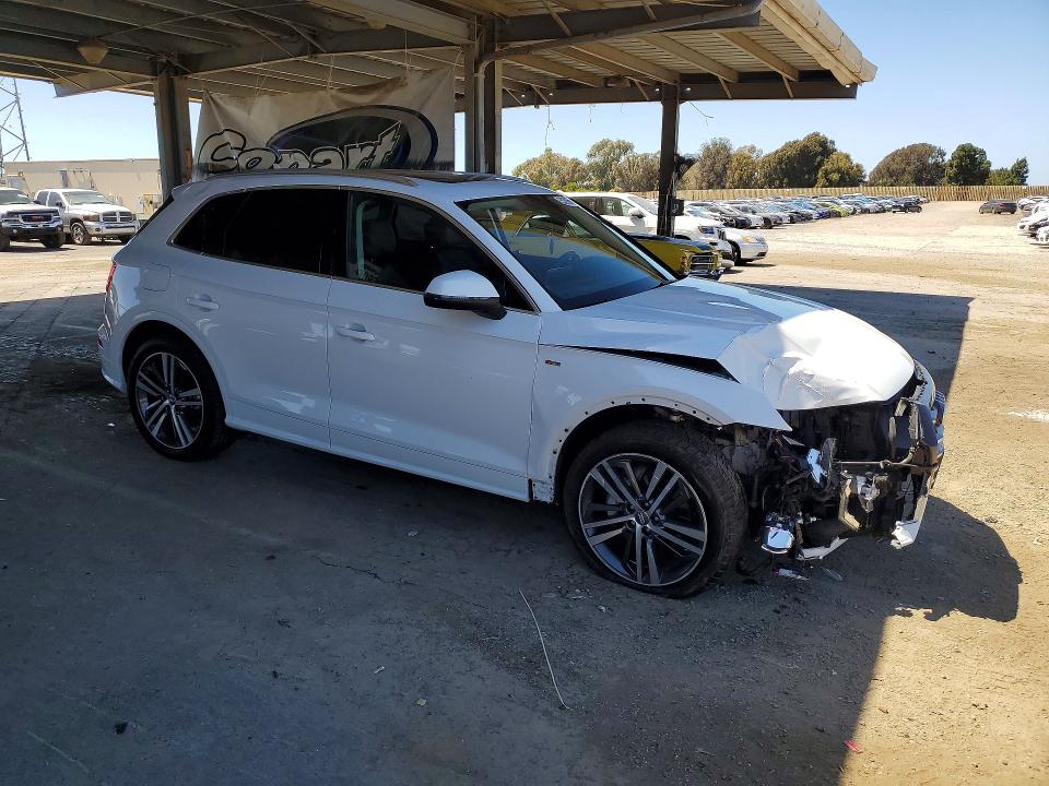 2020 Audi Q5 VIN WA1E2AFY6L2058331 COPART salvage auction — FRONT END, Ca - Salvage Certificate, sold $40 on 2026-07-21 (photo 4)