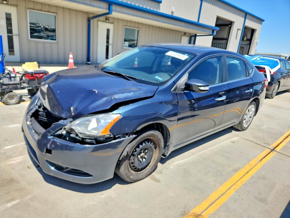 2013 Nissan Sentra VIN 3N1AB7AP6DL701995 COPART salvage auction — FRONT END, Ky - Cert Of Title-Salvage, sold $350 on 2026-07-02 (photo 1)