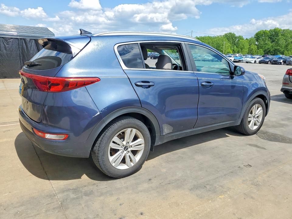 2017 Kia Sportage VIN KNDPM3AC9H7210502 COPART salvage auction — VANDALISM, KY, sold $2,850 on 2026-07-16 (photo 3)