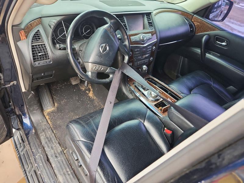 2017 Nissan Armada VIN JN8AY2NC7H9506643 COPART salvage auction — FRONT END, La - Certificate Of Title, sold $2,550 on 2026-07-10 (photo 8)