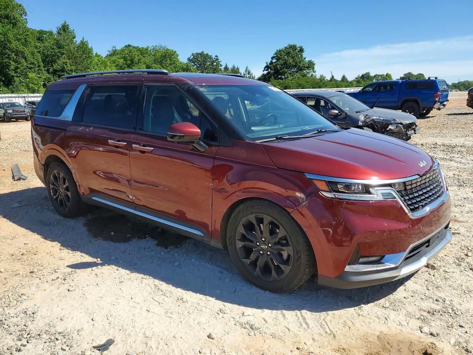 2022 Kia Carnival VIN KNDNE5H31N6080285 COPART salvage auction — FRONT END, Nc - Salvage Certificate Of Title, sold $175 on 2026-07-27 (photo 4)