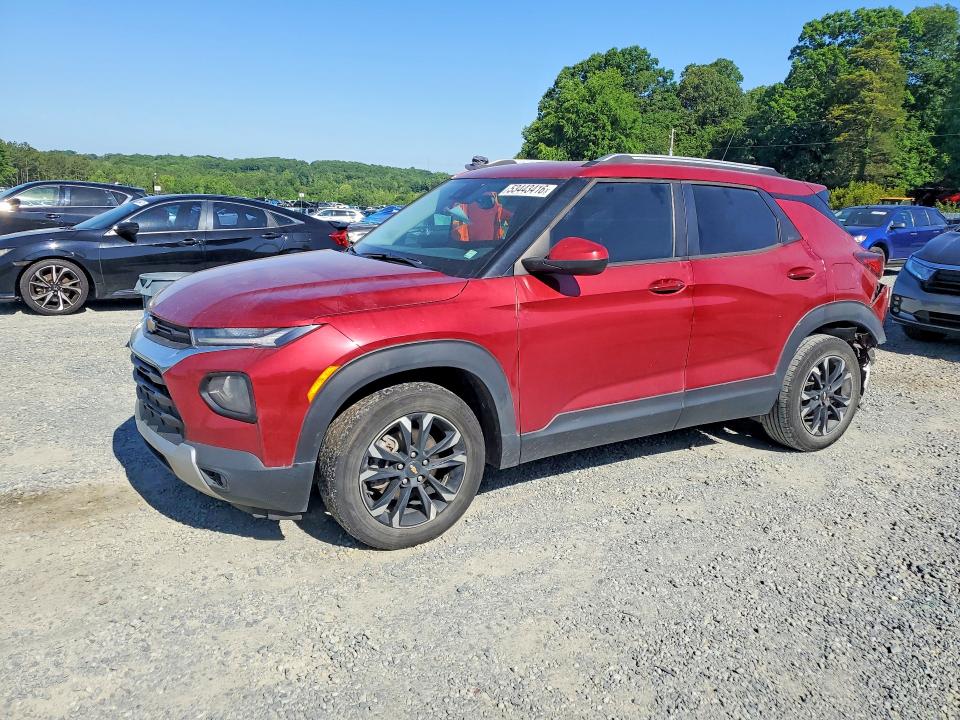 2021 Chevrolet Trailblazer VIN KL79MPS22MB035732 COPART salvage auction — REAR END, Nc - Salvage Certificate Of Title, sold $2,750 on 2026-07-02 (photo 1)