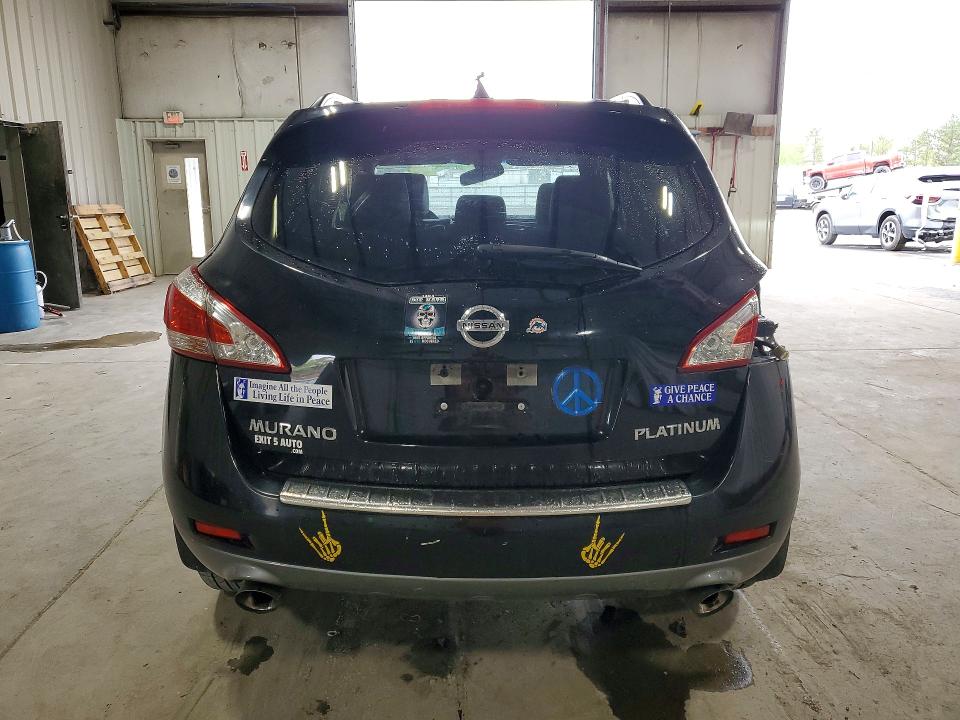 2014 Nissan Murano VIN JN8AZ1MWXEW516194 COPART salvage auction — FRONT END, Ny - Mv-907A Salvage Certificate, sold $500 on 2026-07-08 (photo 6)