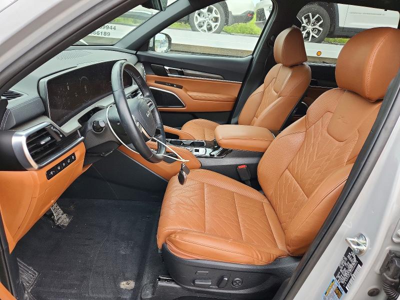 2025 Kia Telluride VIN 5XYP5DGC0SG596019 COPART salvage auction — HAIL, Oh - Cert Of Title-Salvage, sold $22,300 on 2026-07-02 (photo 7)