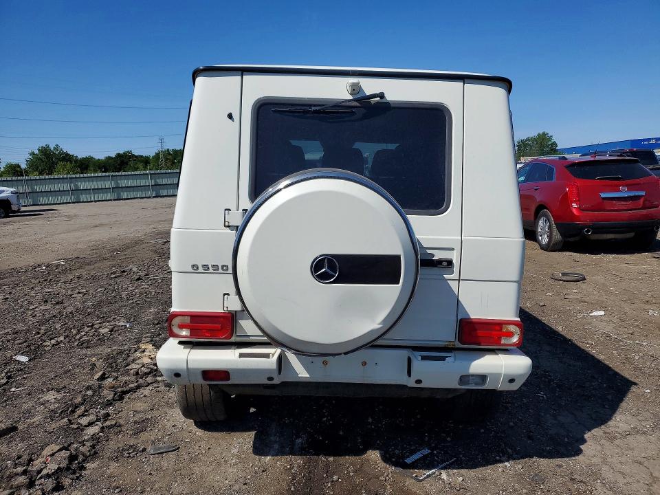 2011 Mercedes-benz G-class VIN WDCYC3HF6BX190945 COPART salvage auction — FRONT END, MI - CERTIFICATE OF TITLE, sold $14,700 on 2026-07-10 (photo 6)