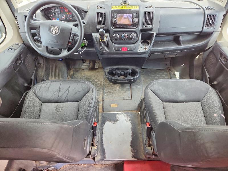2021 Ram Promaster 3500 VIN 3C6MRVJGXME535681 COPART salvage auction — REAR END, Oh - Cert Of Title-Salvage, sold $2,600 on 2026-07-08 (photo 8)