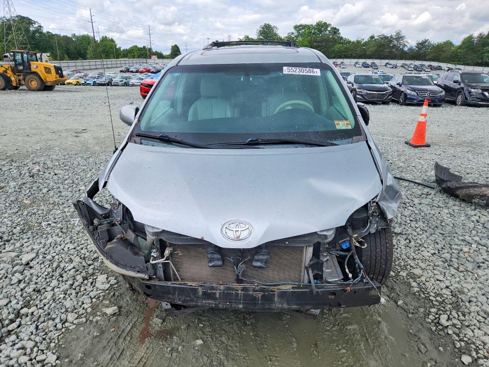 2014 Toyota Sienna VIN 5TDYK3DC4ES433277 COPART salvage auction — FRONT END, Nc - Salvage Certificate Of Title, sold $3,850 on 2026-07-08 (photo 5)